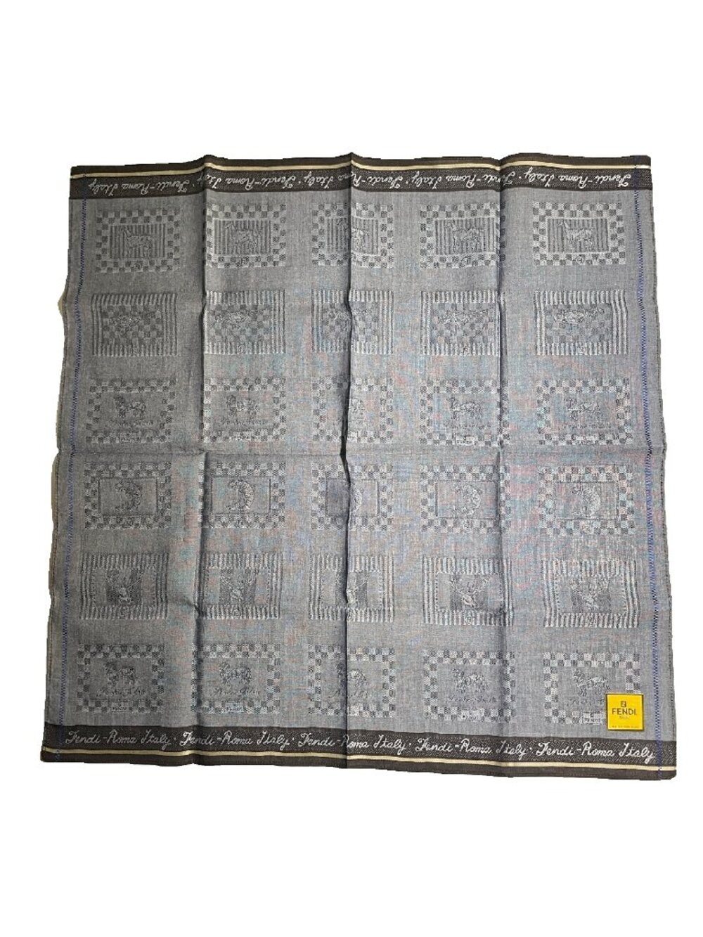 Vintage Fendi Roma NWT Cotton Scarf